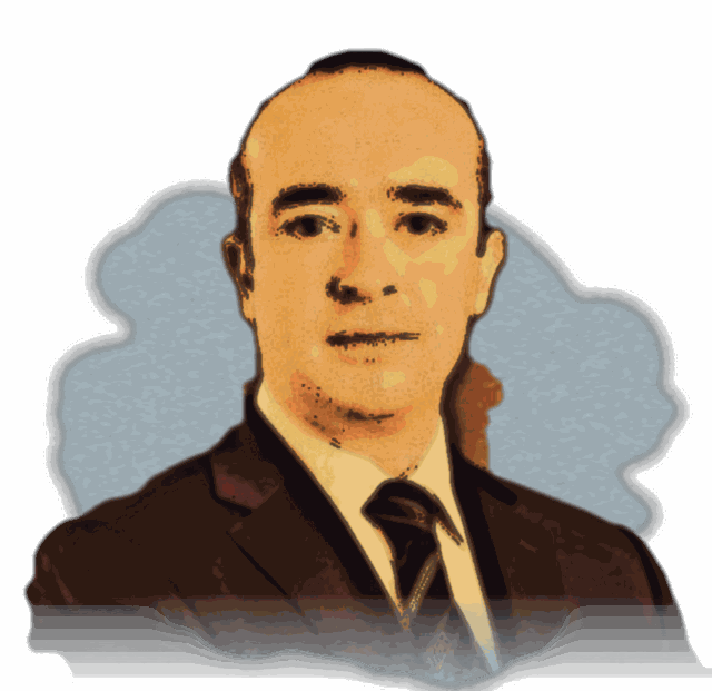 Ted Tanase, Partner, painted portrait
